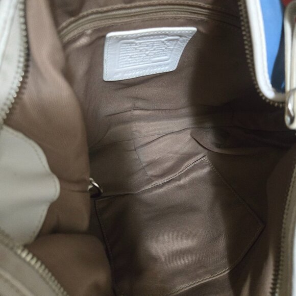 Vintage Y2K Coach K0571-F10908 Periwinkle Leather Hobo Bag EUC - Picture 6 of 7